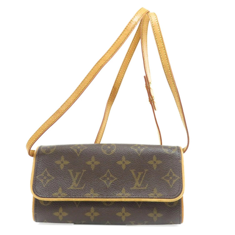Louis Vuitton Shoulder Monogram Pochette Canvas Bag Twin - Picture 11 of 11